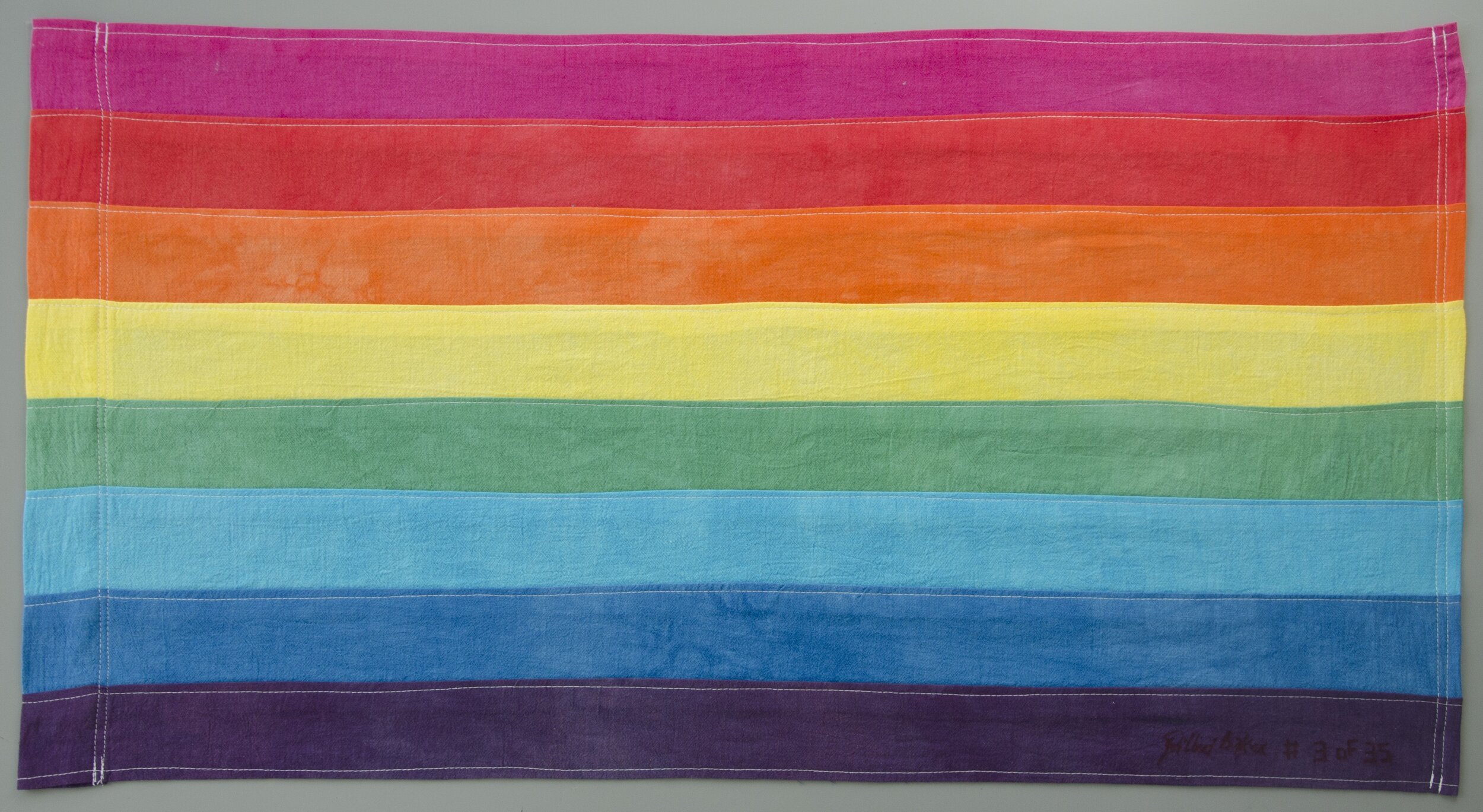 MOMA Gilbert Baker レインボーフラッグ Flashback to 2015: MoMA Acquires the Rainbow Flag | Magazine | MoMA